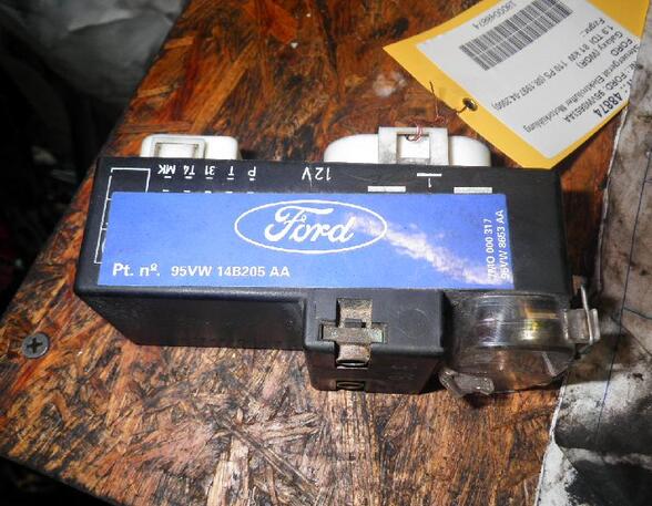 Control unit electric blower engine cooling FORD GALAXY (WGR)