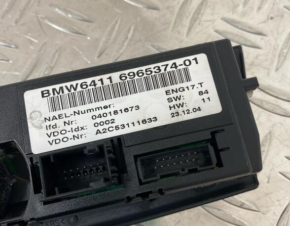 Air Conditioning Control Unit BMW 1 (E87)