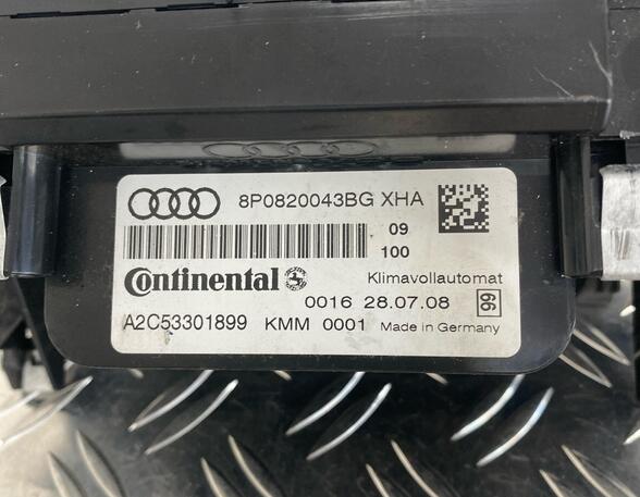 Air Conditioning Control Unit AUDI A3 (8P1), AUDI A3 Sportback (8PA)