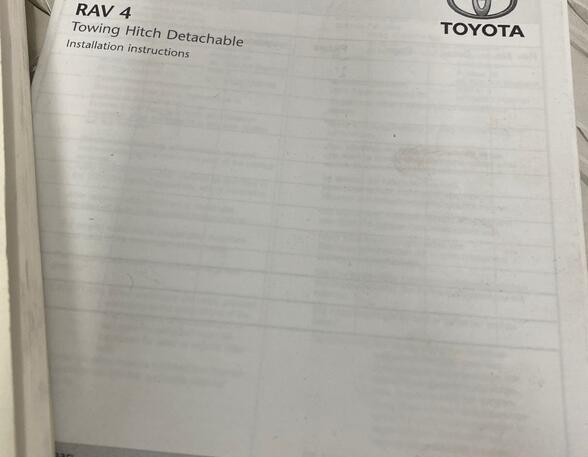 Bedienungsanleitung Betriebsanleitung Mappe TOYOTA RAV 4 III A3 01999-42676