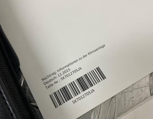 Operation manual VW GOLF VII (5G1, BQ1, BE1, BE2), VW GOLF VIII Variant (CG5), VW GOLF VII Variant (BA5, BV5)