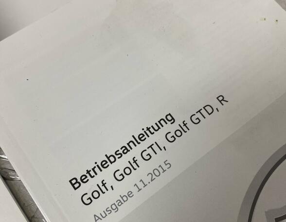 Operation manual VW GOLF VII (5G1, BQ1, BE1, BE2), VW GOLF VIII Variant (CG5), VW GOLF VII Variant (BA5, BV5)