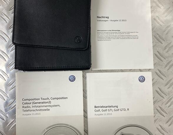 Operation manual VW GOLF VII (5G1, BQ1, BE1, BE2), VW GOLF VIII Variant (CG5), VW GOLF VII Variant (BA5, BV5)