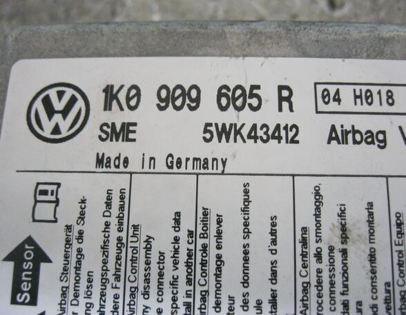 Regeleenheid airbag VW Golf V (1K1)