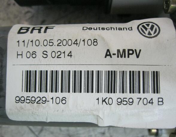 Door Handle Operation VW Touran (1T1, 1T2)