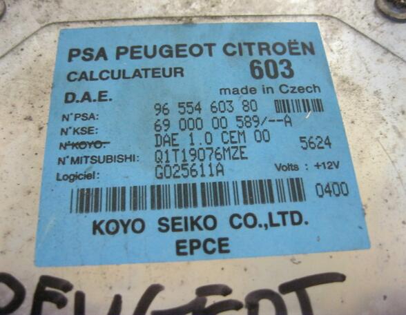 Fuel Injection Control Unit PEUGEOT 1007 (KM)