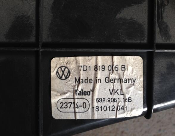 Kachelradiateur / Voorverwarmer VW Transporter IV Pritsche/Fahrgestell (70E, 70L, 70M, 7DE, 7DL) Heizungskasten 7D1819005B