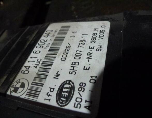 Heating & Ventilation Control Assembly BMW 3 Coupe (E46)