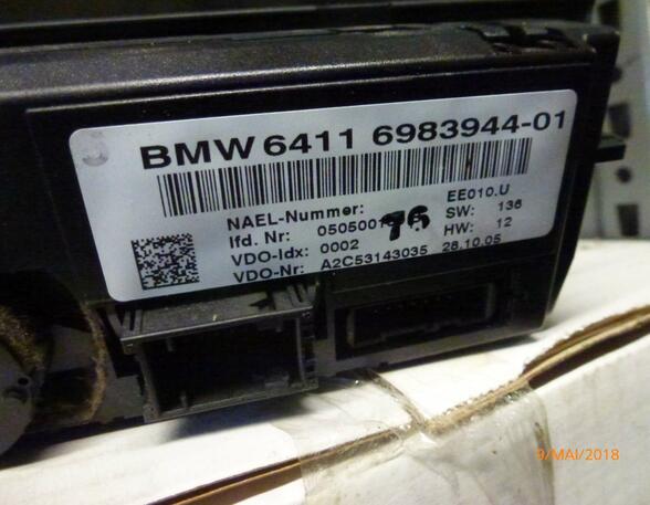 Heating & Ventilation Control Assembly BMW 1 (E87)