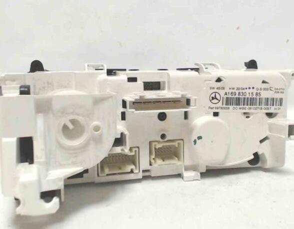 Heating & Ventilation Control Assembly MERCEDES-BENZ A-CLASS (W169)