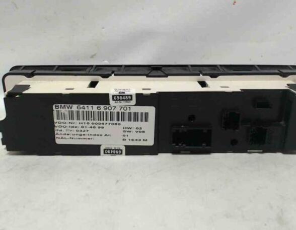 Heating & Ventilation Control Assembly BMW 3 (E46)