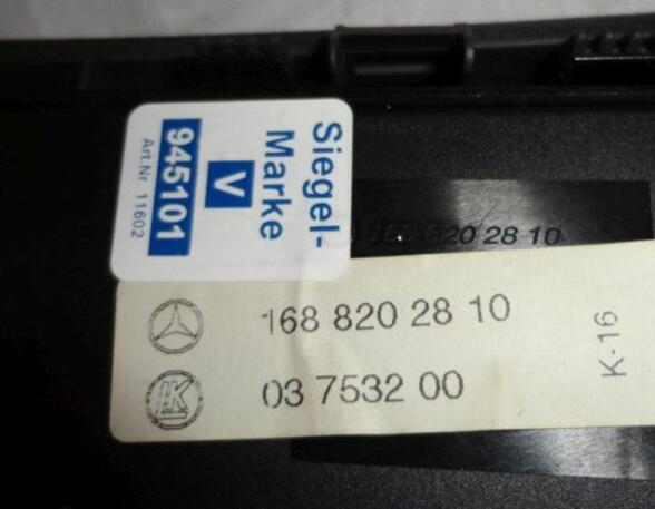 Window Lift Switch MERCEDES-BENZ A-Klasse (W168)