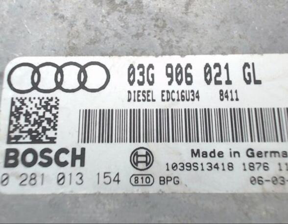 Engine Management Control Unit AUDI A3 (8P1), AUDI A3 Sportback (8PA)