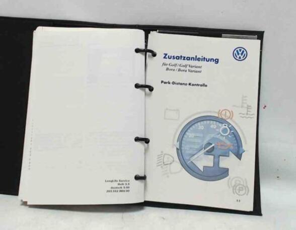 Bedienungsanleitung Bordmappe Bordhandbuch VW GOLF IV (1J1) 1.4 16V 55 KW