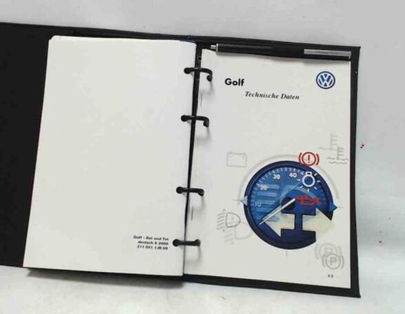 Handleiding VW GOLF IV (1J1)