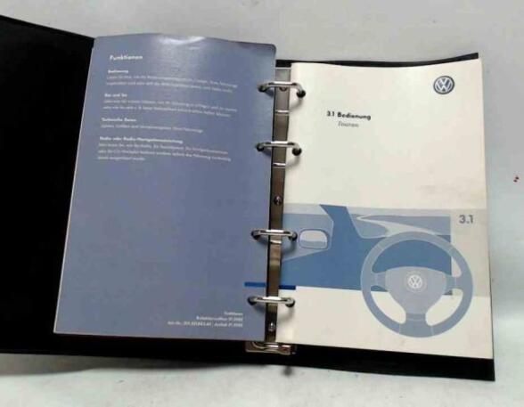 Bedienungsanleitung Bordmappe Bordhandbuch - Gebrauchspuren VW TOURAN (1T1  1T2) 1.9 TDI 77 KW