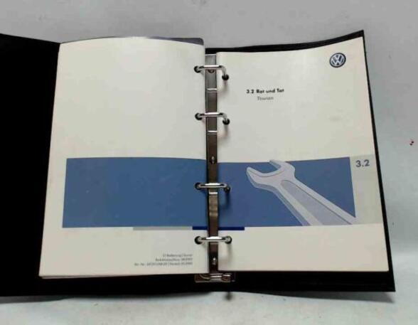 Bedienungsanleitung Bordmappe Bordhandbuch - Gebrauchspuren VW TOURAN (1T1  1T2) 1.9 TDI 77 KW