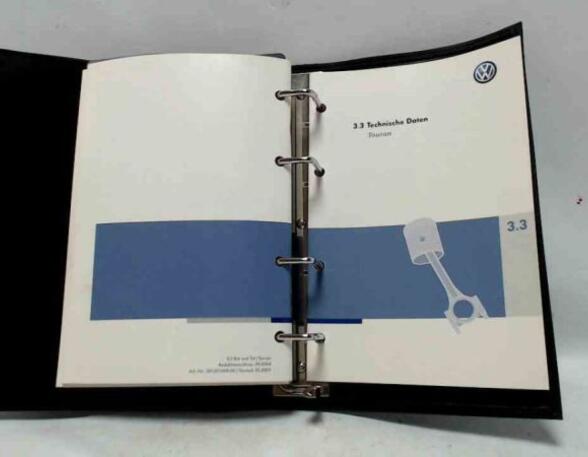 Bedienungsanleitung Bordmappe Bordhandbuch - Gebrauchspuren VW TOURAN (1T1  1T2) 1.9 TDI 77 KW