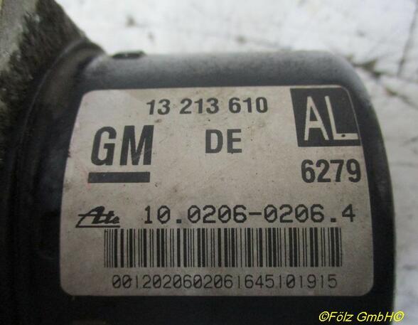 Bremsaggregat ABS AL OPEL ASTRA H GTC (L08) 1.6 77 KW