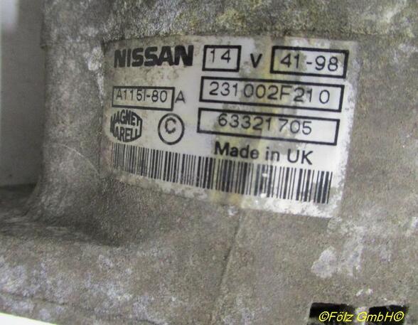 Lichtmaschine Generator 80A NISSAN PRIMERA (P11) 2.0 16V 96 KW