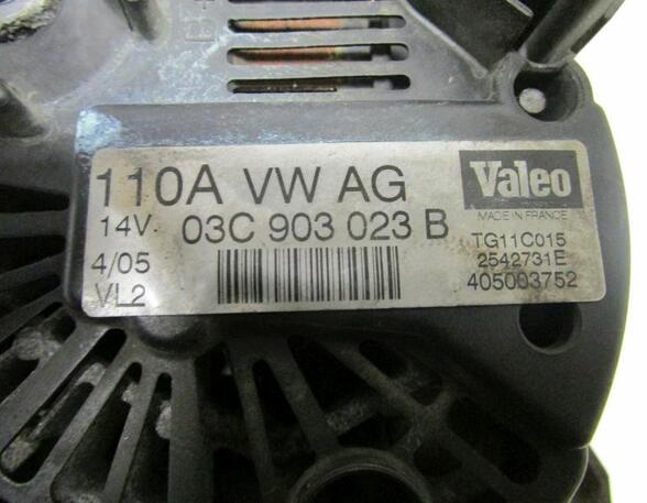 Dynamo (Alternator) VW Golf V (1K1)