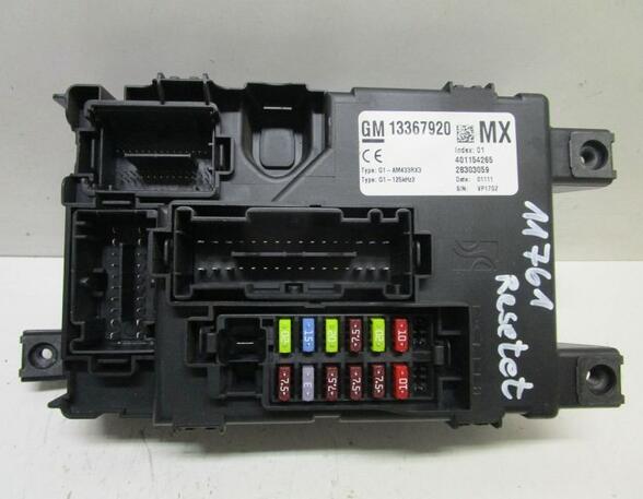 Fuse Box OPEL Corsa D (S07)