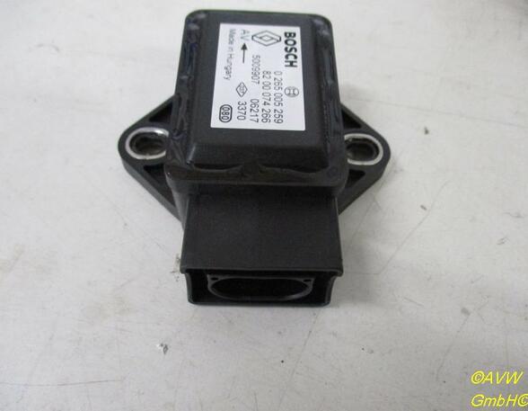 Longitudinal Acceleration Sensor (ESP Sensor) RENAULT Clio III (BR0/1, CR0/1)