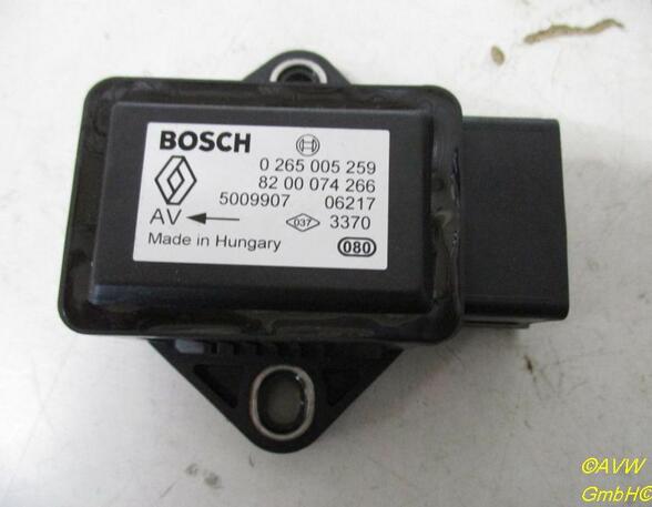 Longitudinal Acceleration Sensor (ESP Sensor) RENAULT Clio III (BR0/1, CR0/1)