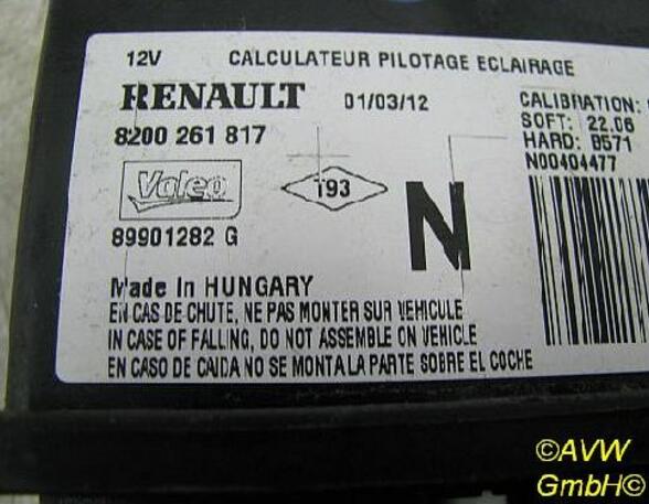 Controller RENAULT Clio III (BR0/1, CR0/1)