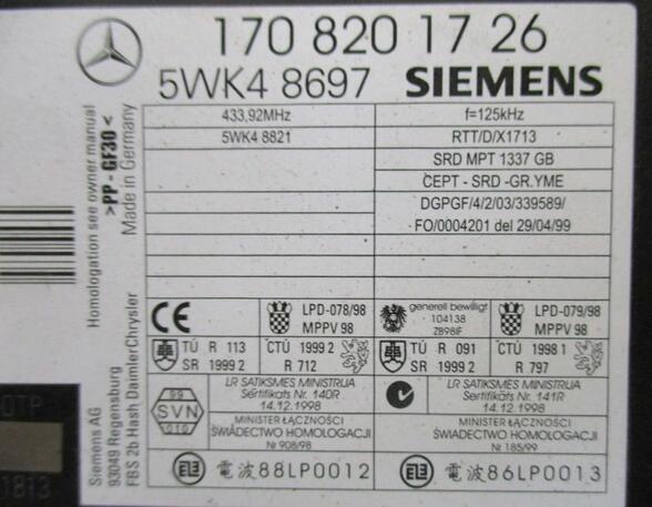 Controller MERCEDES-BENZ SLK (R170)