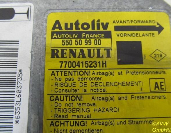 Regeleenheid airbag RENAULT Megane Scenic (JA0/1)