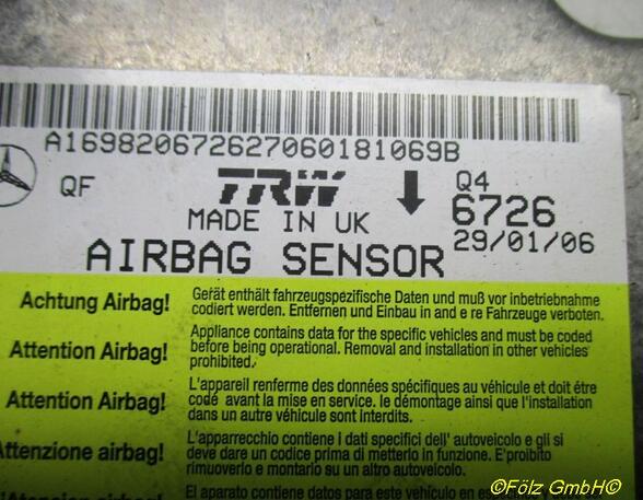 Airbag Control Unit MERCEDES-BENZ A-Klasse (W169)