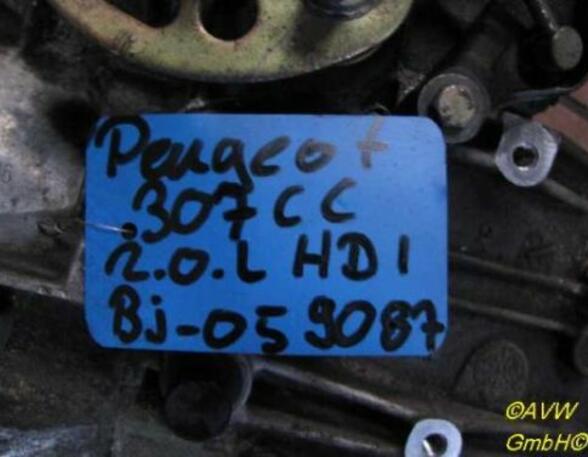 Getriebe (Schaltung) 6 Gang  PEUGEOT 307 CC (3B) 2.0 HDI 135 100 KW