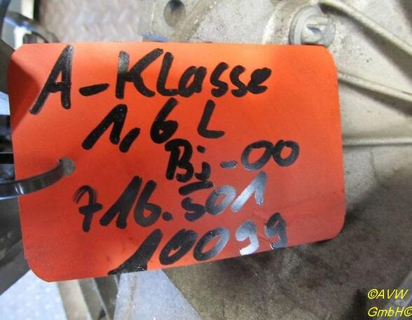 Manual Transmission MERCEDES-BENZ A-Klasse (W168)