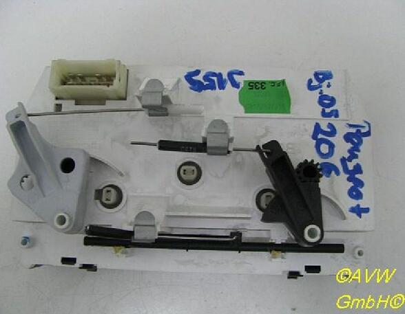 Bedieningselement verwarming & ventilatie PEUGEOT 206 Schrägheck (2A/C)
