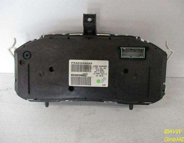 Instrument Cluster RENAULT Megane II (BM0/1, CM0/1)