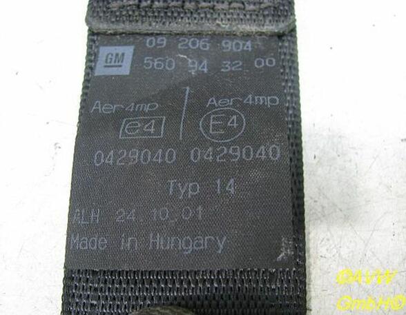 Safety Belts OPEL Agila (A) (A H00)