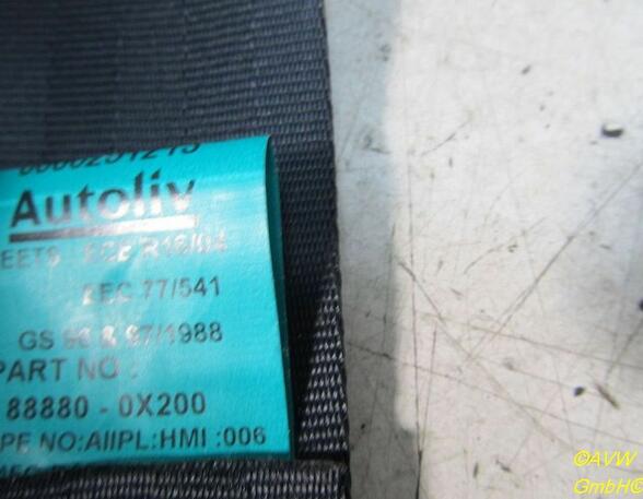 Safety Belts HYUNDAI i10 (PA)