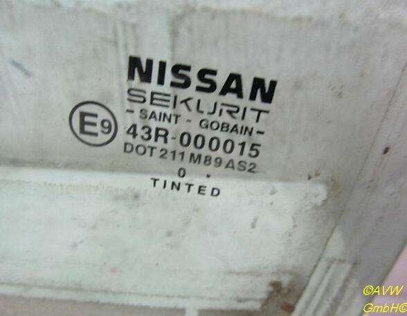 Türscheibe links hinten  NISSAN ALMERA TINO (V10) 2.2 DI 84 KW