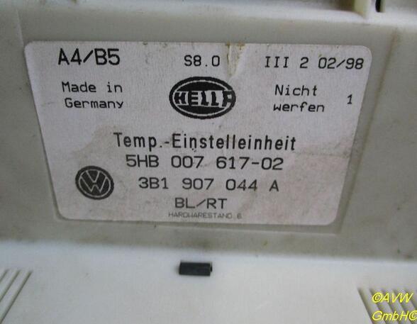 Air Conditioning Control Unit VW Golf IV (1J1)