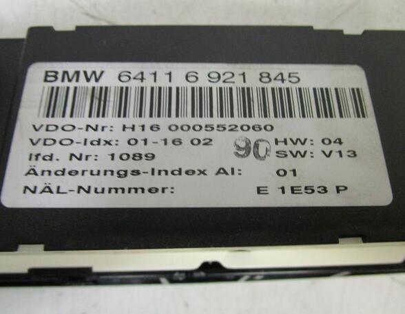 Bedienelement  Klimaanlage  BMW 3 TOURING (E46) 320 D 110 KW