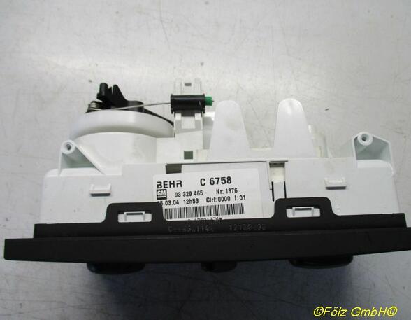 Air Conditioning Control Unit OPEL Meriva (--)