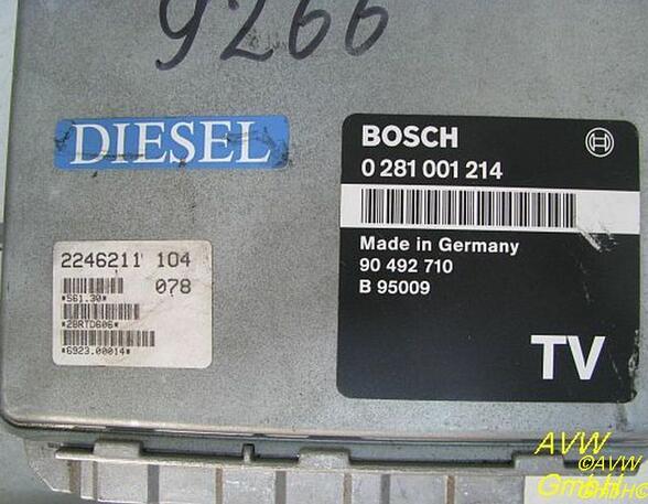 Steuergerät Motor Satz mit Transponder und Wegfahrsperre OPEL OMEGA B (25_  26_  27_) 2.5 TD 96 KW