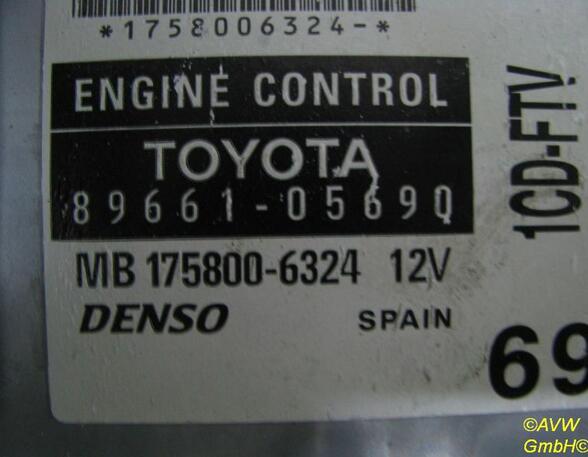 Engine Management Control Unit TOYOTA Avensis Station Wagon (T25)