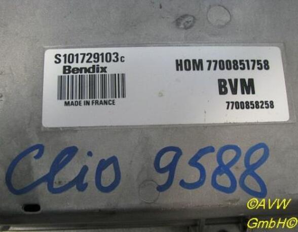 Regeleenheid motoregeling RENAULT Clio I (5/357, B/C57)