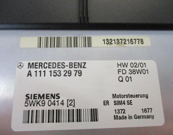 Regeleenheid motoregeling MERCEDES-BENZ C-Klasse Coupe (CL203)