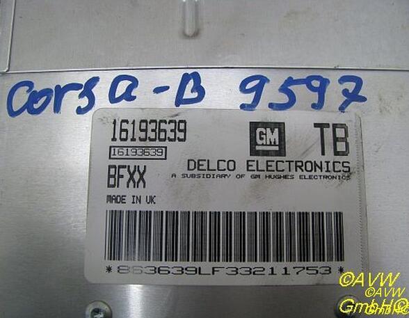 Control unit for engine OPEL CORSA B (S93)