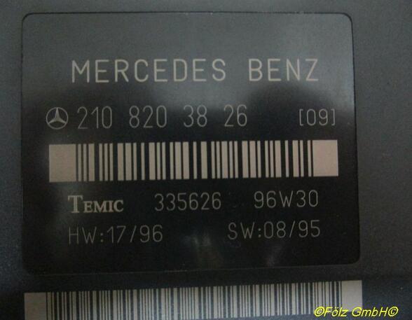Steuergerät Zentralelektrik BMI Leicht beschädigt  siehe Bilder MERCEDES-BENZ E-KLASSE (W210) E 230 110 KW