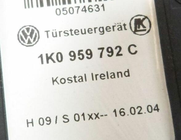 Regeleenheid VW Touran (1T1, 1T2)