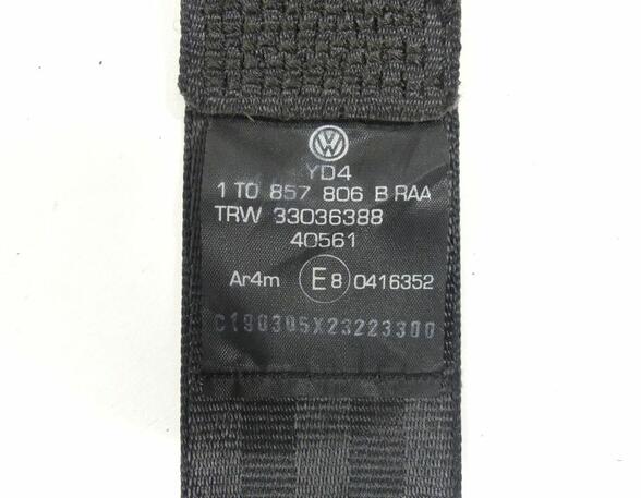 Safety Belts VW Touran (1T1, 1T2)